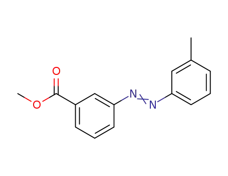 Molecular Structure of 59360-15-5 (Methyl-3-(m-tolylazo)-benzoat)