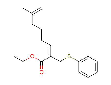 ethyl (E)-2-<(phenylthio)methyl>-7-methyl-2,7-octadienoate