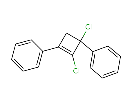 Benzene, 1,1'-(2,3-dichloro-1-cyclobutene-1,3-diyl)bis-