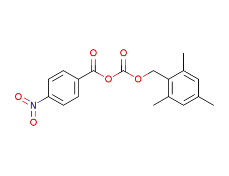4-Nitro-benzoic-<2,4,6-trimethyl-benzylcarbonic>-anhydrid