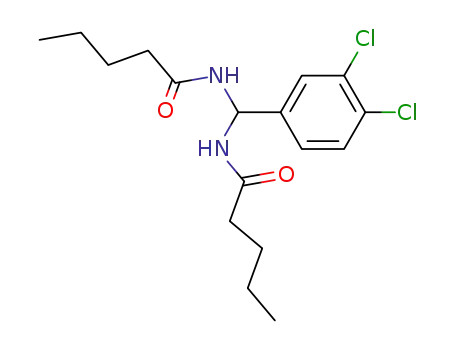 Pentanoic acid [(3,4-dichloro-phenyl)-pentanoylamino-methyl]-amide