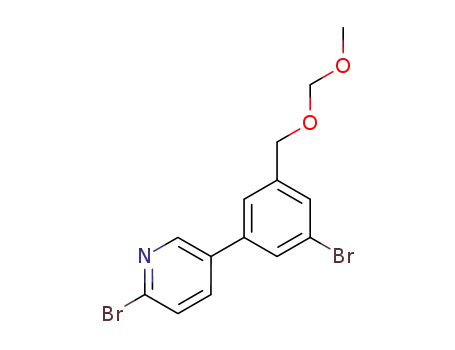 2-Bromo-5-<3-bromo-5-(methoxymethoxymethyl)phenyl>pyridine