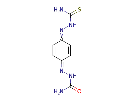 Molecular Structure of 67381-67-3 (Hydrazinecarboxamide,
2-[4-[(aminothioxomethyl)hydrazono]-2,5-cyclohexadien-1-ylidene]-)