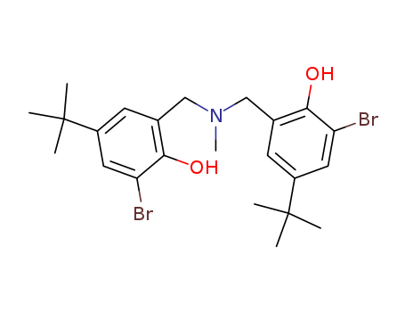 Phenol,2,2'-[(methylimino)bis(methylene)]bis[6-bromo-4-(1,1-dimethylethyl)- (9CI) cas  6640-46-6