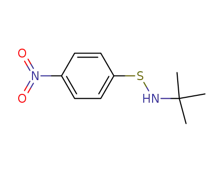 Molecular Structure of 19117-41-0 (Benzenesulfenamide, N-(1,1-dimethylethyl)-4-nitro-)