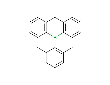 10-methyl-5-(2,4,6-trimethyl-phenyl)-5,10-dihydro-dibenzo[<i>b</i>,<i>e</i>]borinine