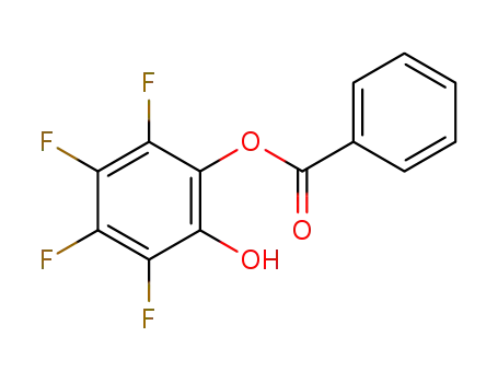 Molecular Structure of 1374518-15-6 (2,3,4,5-tetrafluoro-6-hydroxyphenyl benzoate)
