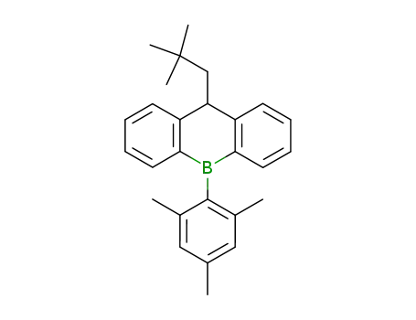 10-(2,2-dimethyl-propyl)-5-(2,4,6-trimethyl-phenyl)-5,10-dihydro-dibenzo[<i>b</i>,<i>e</i>]borinine