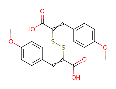 2-[1-carboxy-2-(4-methoxyphenyl)ethenyl]disulfanyl-3-(4-methoxyphenyl)prop-2-enoic acid cas  94550-20-6