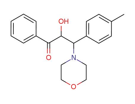 1-Propanone, 2-hydroxy-3-(4-methylphenyl)-3-(4-morpholinyl)-1-phenyl-