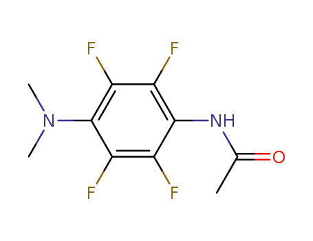 1-Acetamino-4-dimethylamino-2,3,5,6-tetrafluor-benzol