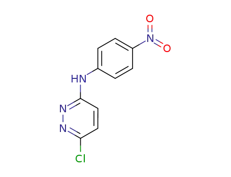 Molecular Structure of 79232-89-6 (3-Pyridazinamine, 6-chloro-N-(4-nitrophenyl)-)