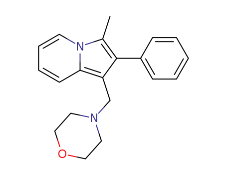 3-methyl-1-morpholin-4-ylmethyl-2-phenyl-indolizine