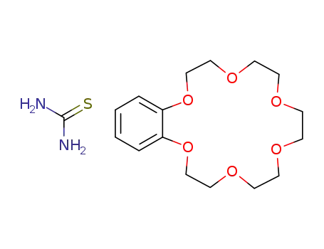 (Dibenzo-18-Krone-6-aether)*(Thioharnstoff)