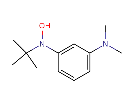 Molecular Structure of 53104-13-5 (N-tert-Butyl-N-(3-dimethylamino-phenyl)-hydroxylamine)