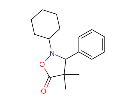 2-cyclohexyl-4,4-dimethyl-3-phenyl-isoxazolidin-5-one