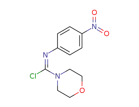 <i>N</i>-(4-nitro-phenyl)-morpholine-4-carboximidoyl chloride