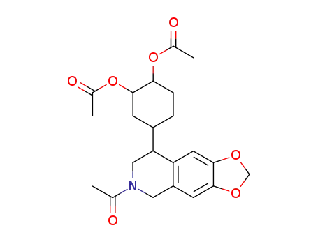 (<i>R</i>)-6-acetyl-8-((1Ξ,3<i>S</i>)-3<i>r</i>,4<i>c</i>-diacetoxy-cyclohexyl)-5,6,7,8-tetrahydro-[1,3]dioxolo[4,5-<i>g</i>]isoquinoline