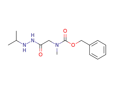 Molecular Structure of 92432-44-5 (Z-Sar-HN-NH-CH(CH<sub>3</sub>)2)