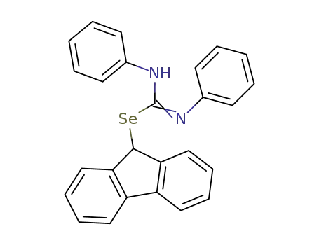 Carbamimidoselenoic acid, N,N'-diphenyl-, 9H-fluoren-9-yl ester