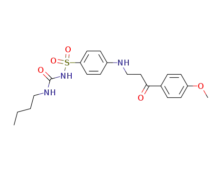 N<sup>4</sup>-<2-(4-Methoxy-benzoyl)-ethyl>-N<sup>1</sup>-butylcarbamoyl-sulfanilamid