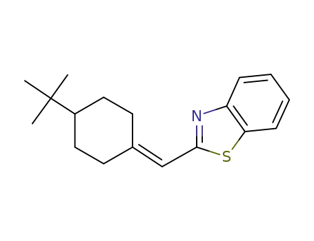 2-(4-<i>tert</i>-butyl-cyclohexylidenemethyl)-benzothiazole