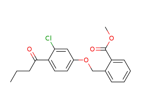 2-<3-Chlor-4-butyryl-phenoxymethyl>-benzoesaeure-methylester