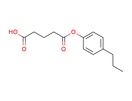 Molecular Structure of 109368-11-8 (glutaric acid mono-(4-propyl-phenyl ester))
