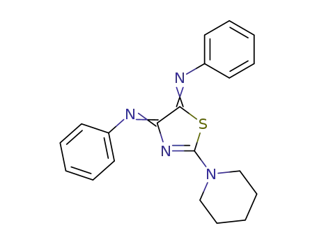 <i>N</i>,<i>N</i>'-diphenyl-2-piperidin-1-yl-thiazole-4,5-diylidenediamine