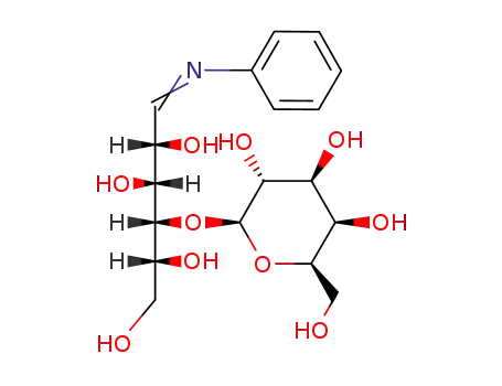 Molecular Structure of 126740-20-3 (<i>O</i><sup>4</sup>-β-D-galactopyranosyl-D-glucose-phenylimine)