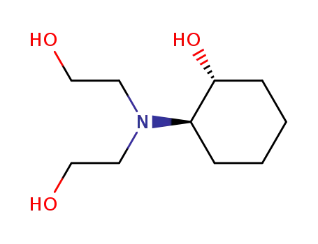 (+/-)-<i>trans</i>-2-[bis-(2-hydroxy-ethyl)-amino]-cyclohexanol