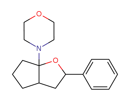 4-(2-phenyl-hexahydro-cyclopenta[<i>b</i>]furan-6a-yl)-morpholine