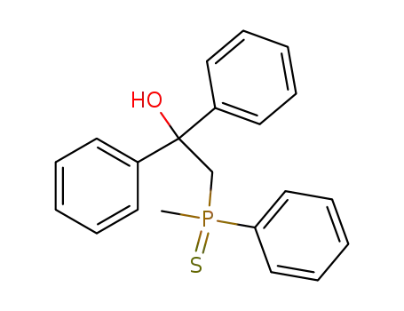 Methyl-phenyl-<2-diphenyl-2-hydroxyethyl>phosphinsulfid
