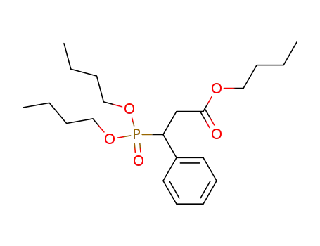 Molecular Structure of 114202-65-2 (3-dibutoxyphosphoryl-3-phenyl-propionic acid butyl ester)