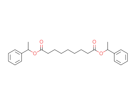 Molecular Structure of 19657-37-5 (nonanedioic acid bis-(1-phenyl-ethyl ester))