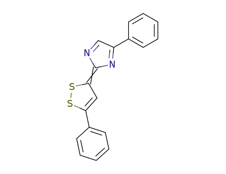 4-phenyl-2-(5-phenyl-[1,2]dithiol-3-ylidene)-2<i>H</i>-imidazole