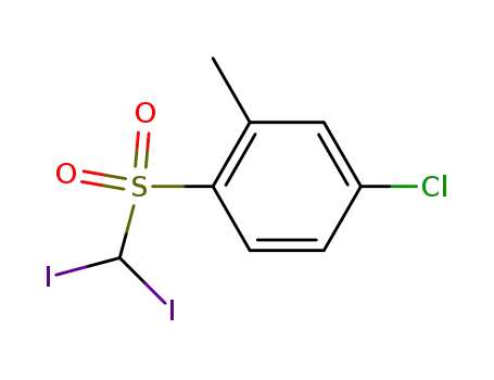 Benzene, 4-chloro-1-[(diiodomethyl)sulfonyl]-2-methyl-