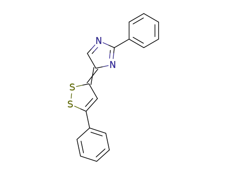 2-phenyl-4-(5-phenyl-[1,2]dithiol-3-ylidene)-4<i>H</i>-imidazole