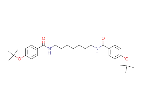 Molecular Structure of 27890-77-3 (Benzamide, N,N'-1,7-heptanediylbis[4-(1,1-dimethylethoxy)-)