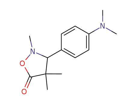 3-(4-dimethylamino-phenyl)-2,4,4-trimethyl-isoxazolidin-5-one