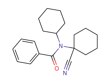 1-(benzoyl-cyclohexyl-amino)-cyclohexanecarbonitrile