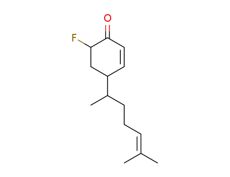 2-Cyclohexen-1-one, 4-(1,5-dimethyl-4-hexenyl)-6-fluoro-