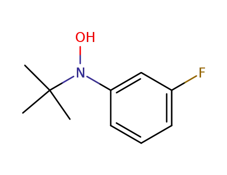 Molecular Structure of 53104-09-9 (N-tert-Butyl-N-(3-fluoro-phenyl)-hydroxylamine)
