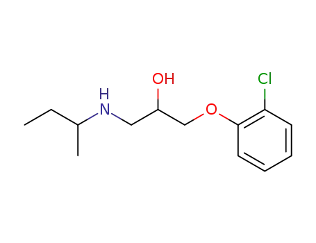 1-<i>sec</i>-butylamino-3-(2-chloro-phenoxy)-propan-2-ol