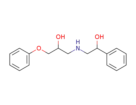 1-(β-hydroxy-phenethylamino)-3-phenoxy-propan-2-ol