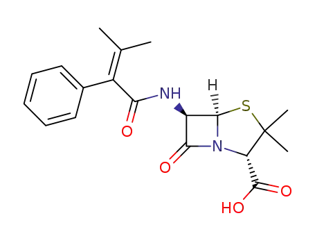 6β-(3-methyl-2-phenyl-but-2-enoylamino)-penicillanic acid