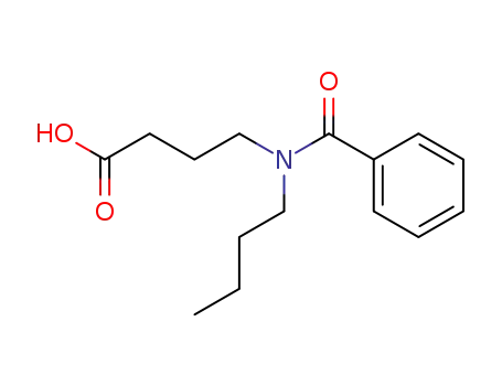 Molecular Structure of 71455-60-2 (N-benzoyl-4-(n-butylamino)butyric acid)
