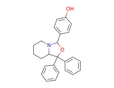 4-(1,1-diphenyl-hexahydro-oxazolo[3,4-<i>a</i>]pyridin-3-yl)-phenol