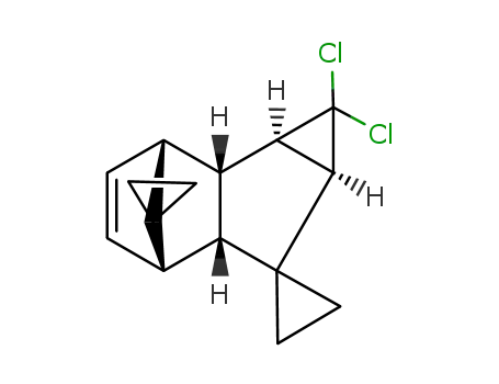 4,4-dichlorodispiro<cyclopropane-6,1'-tetracyclo<6.2.1.0<sup>2,7</sup>.0<sup>3,5</sup>>undec-9-ene-11,1''-cyclopropane>