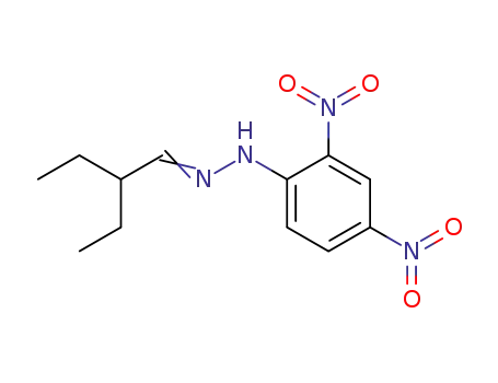 Molecular Structure of 14086-21-6 ((2E)-1-(2,4-dinitrophenyl)-2-(2-ethylbutylidene)hydrazine)